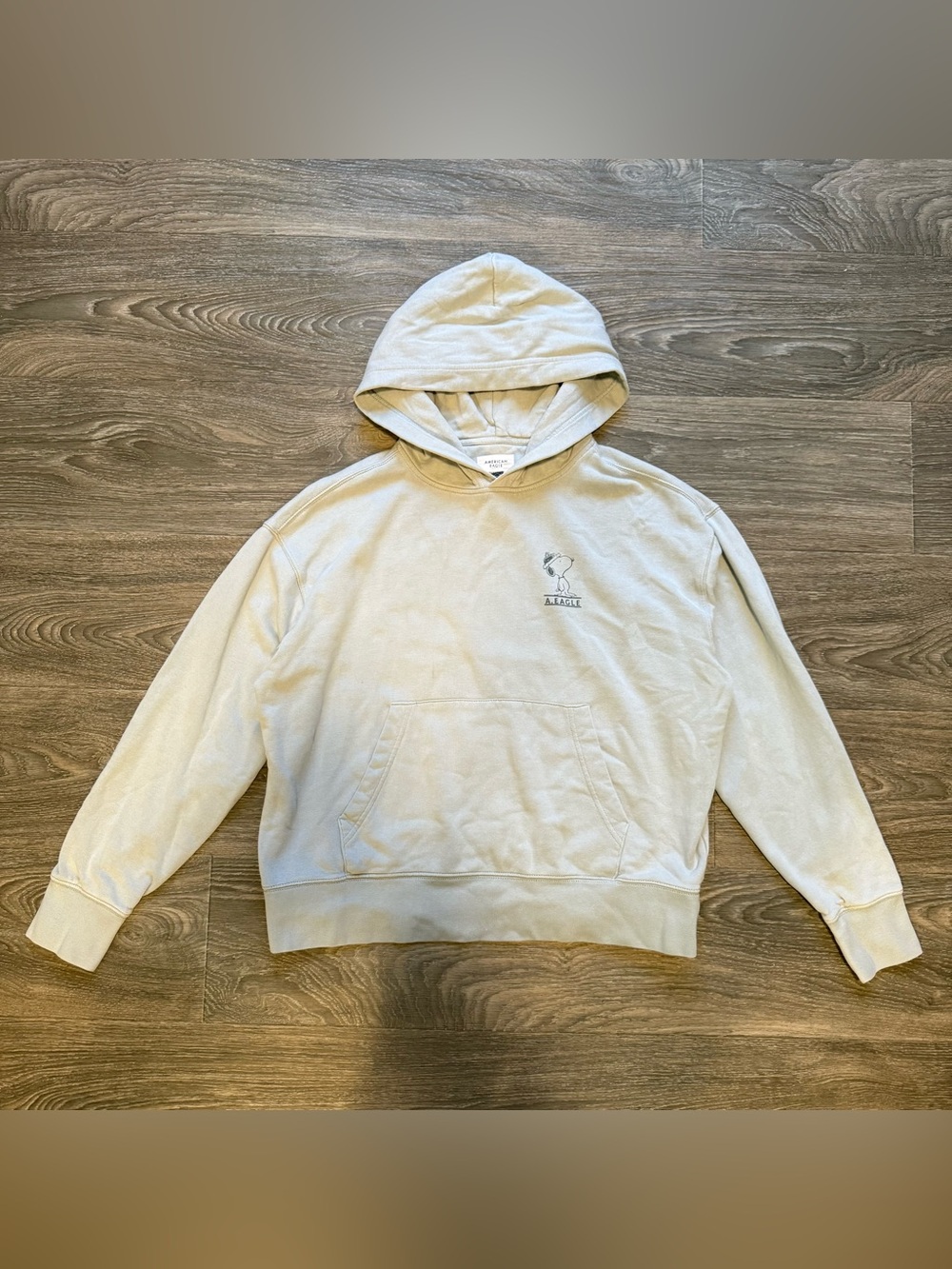 american eagle snoopy graphic cotton blend hoodie